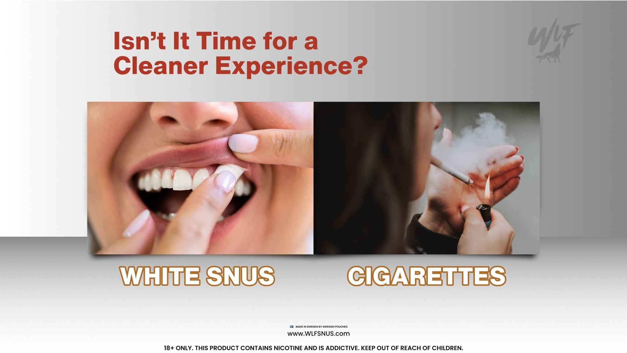 White SNUS VS Smoking Cigarettes